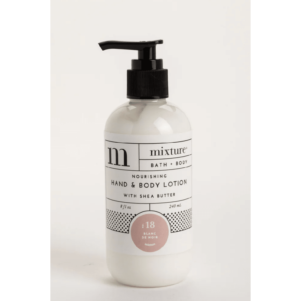 Blanc de Noir Hand and Body Shea Lotion - White Farmhouse Flowers