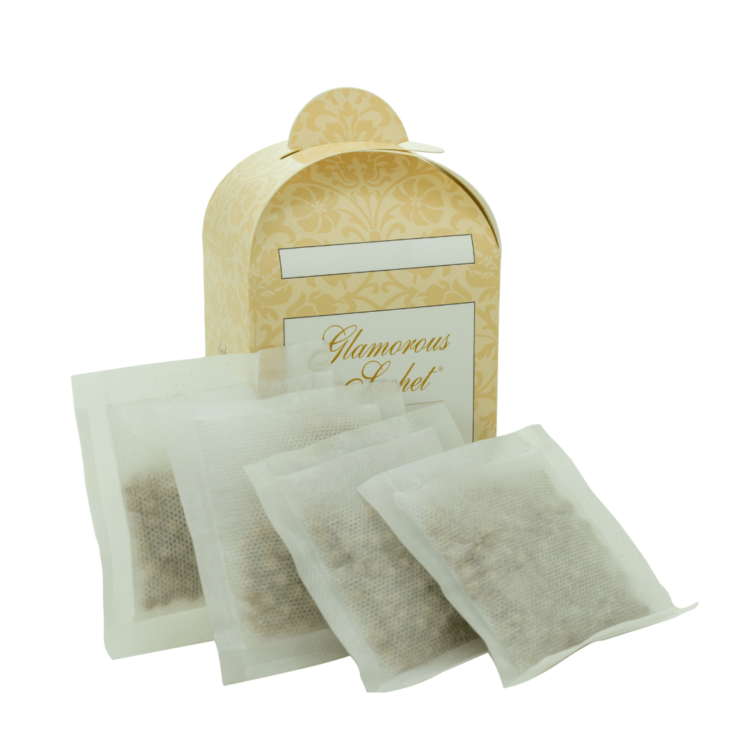 Bless Your Heart Glamorous Sachet - White Farmhouse Flowers