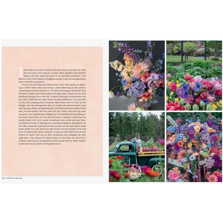 Blooms & Dreams Coffee Table Book - White Farmhouse Flowers