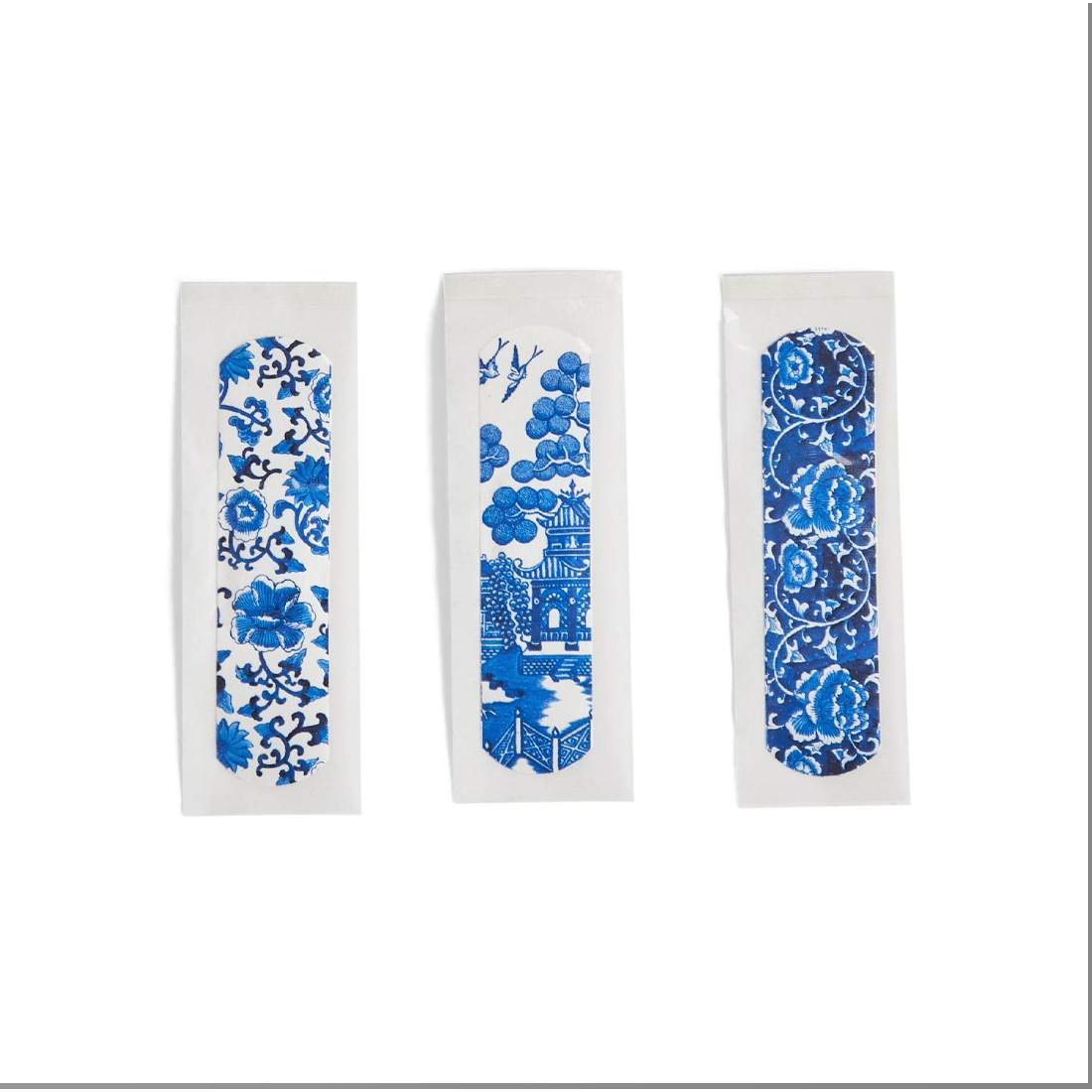 Blue Willow 30 Pc Bandages in Gift Box - White Farmhouse Flowers