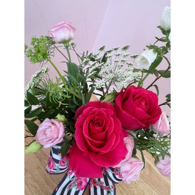Bouquet of the Month Arrangement-July - White Farmhouse Flowers