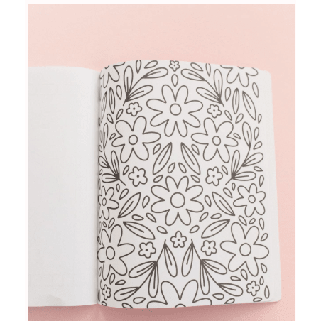 Bows and Blooms Coloring Book - White Farmhouse Flowers