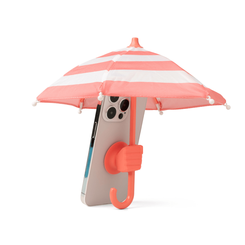 Cabana Boy Phone Umbrella - White Farmhouse Flowers