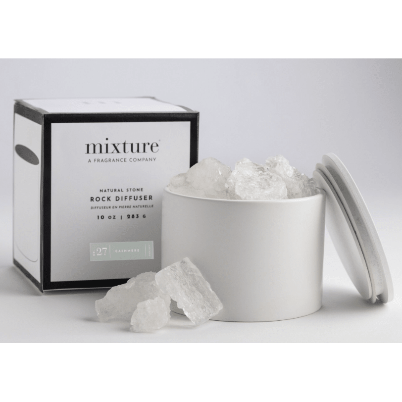 Cashmere Natural Rock Diffuser - White Farmhouse Flowers
