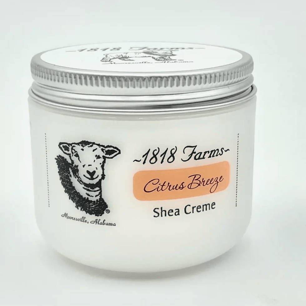 Citrus Breeze Shea Creme 4oz - White Farmhouse Flowers