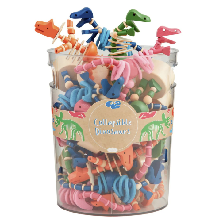 Collapsible Dinosaurs - White Farmhouse Flowers