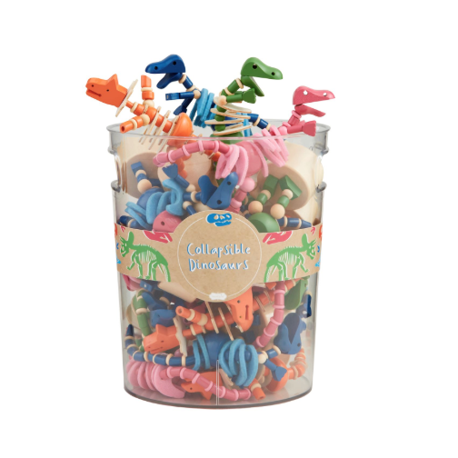 Collapsible Dinosaurs - White Farmhouse Flowers
