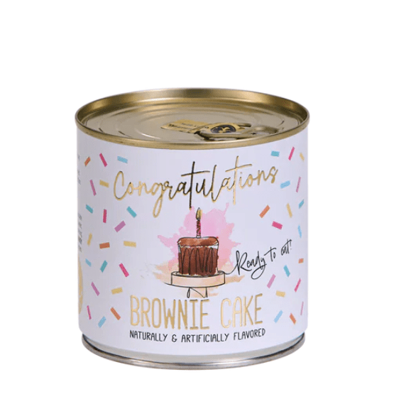 Congratulations Brownie Cake - White Farmhouse Flowers