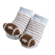 Crochet Rattle Toe Socks - White Farmhouse Flowers