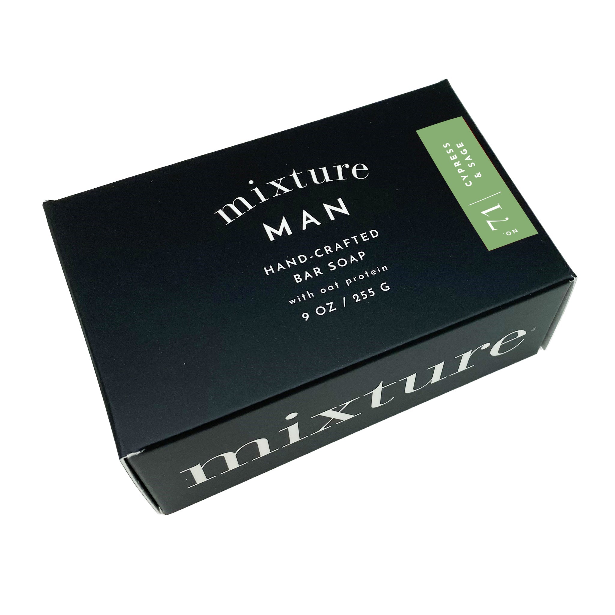 Cypress and Sage Mixture Man Bar Soap - White Farmhouse Flowers
