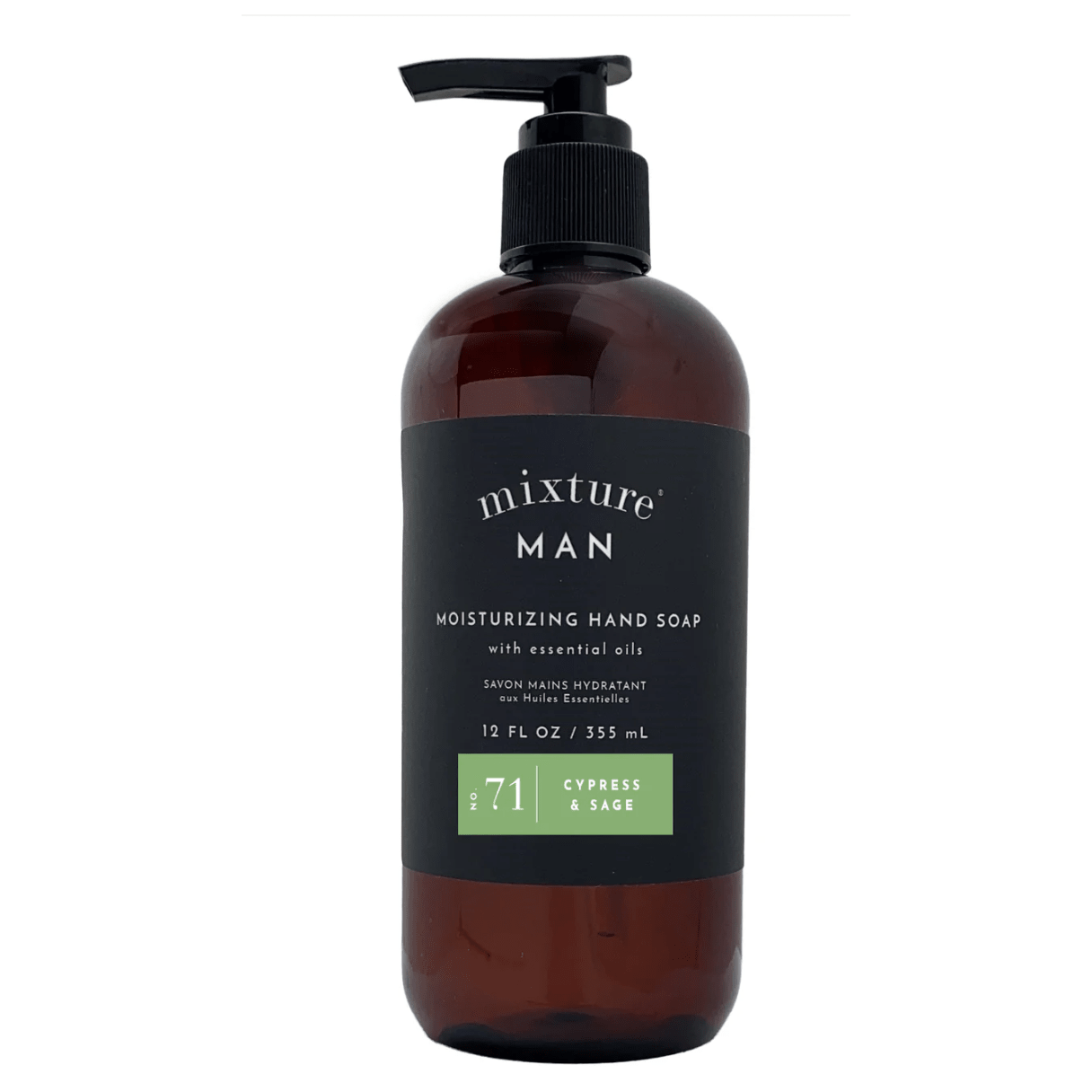 Cypress and Sage Mixture Man Liquid Hand Soap - White Farmhouse Flowers