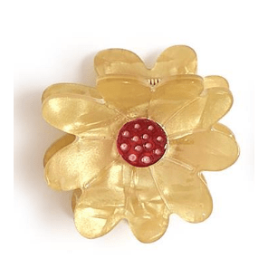 Daisy Claw Clip - White Farmhouse Flowers