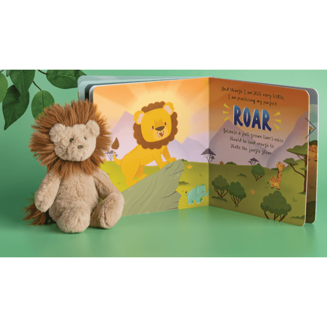 Day in the Life of Finn the Lion Book Set - White Farmhouse Flowers