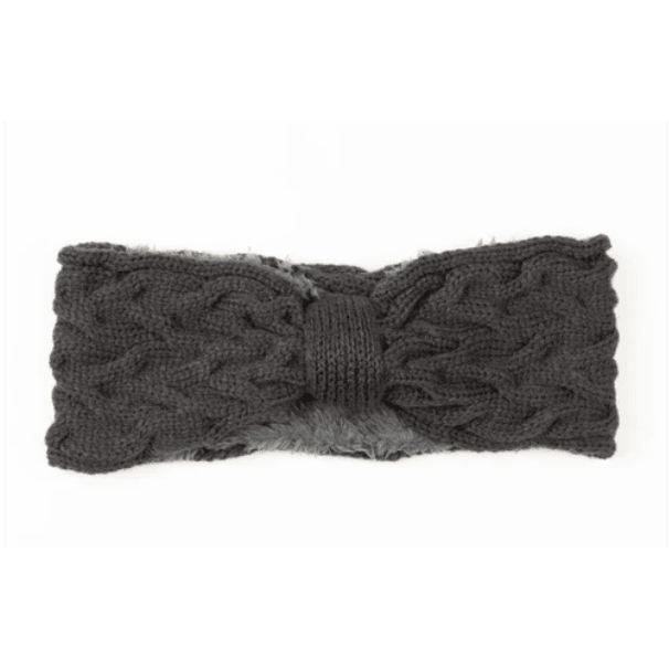 December Kinara Knot Headband - White Farmhouse Flowers