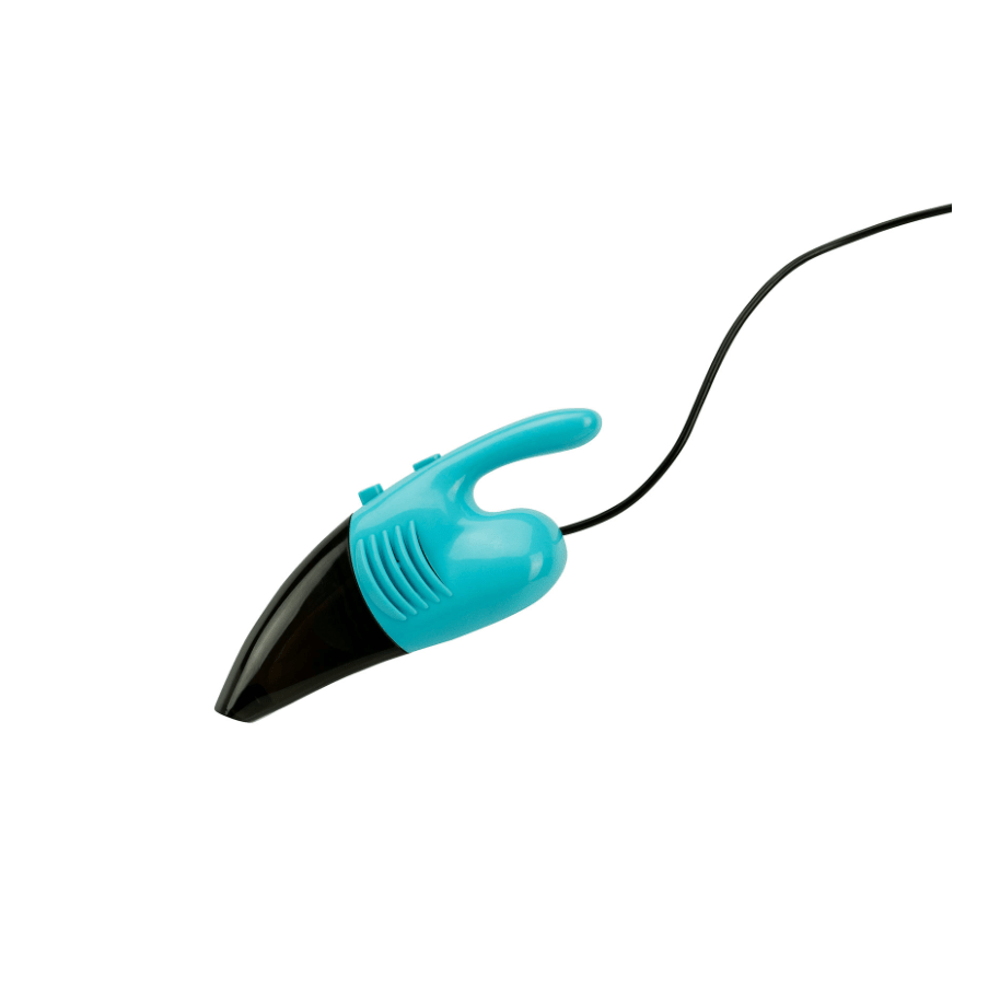 Desk Vacuum - White Farmhouse Flowers