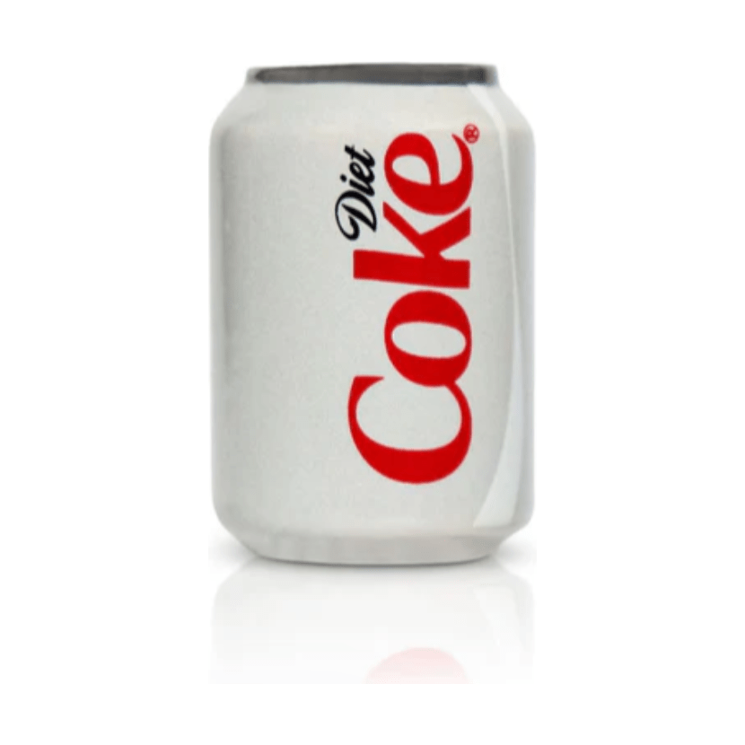 Diet Coke Can Mini - White Farmhouse Flowers