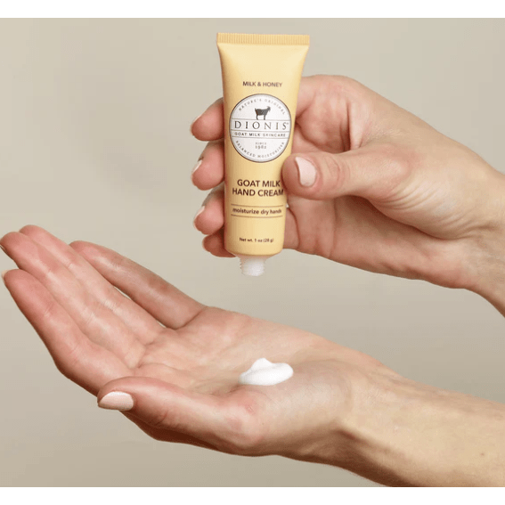 DIONIS Creamy Milk & Honey Goat Milk Hand Cream - White Farmhouse Flowers