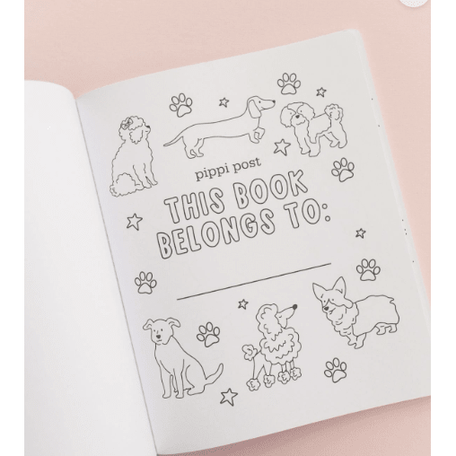 Dog Lover Coloring Activity & Coloring Book - White Farmhouse Flowers