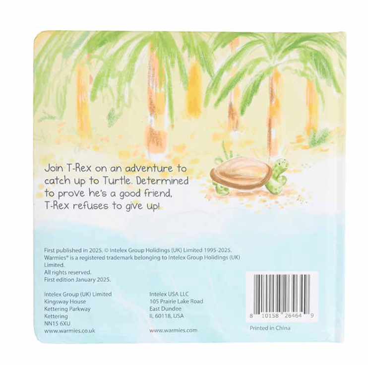 Don't Judge a T - Rex by His Roar Book - White Farmhouse Flowers