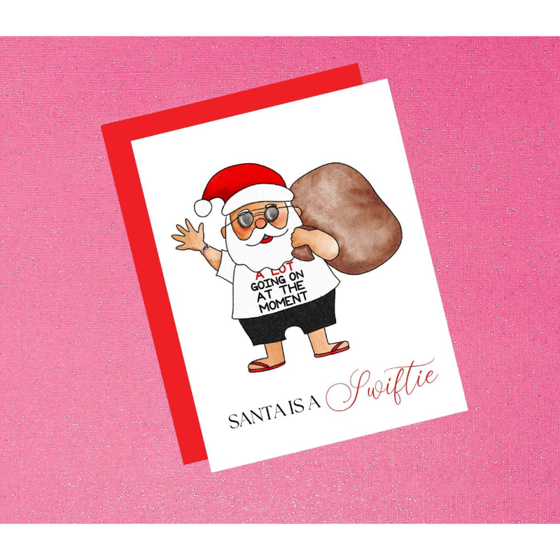 Santa is a Swiftie Holiday Card