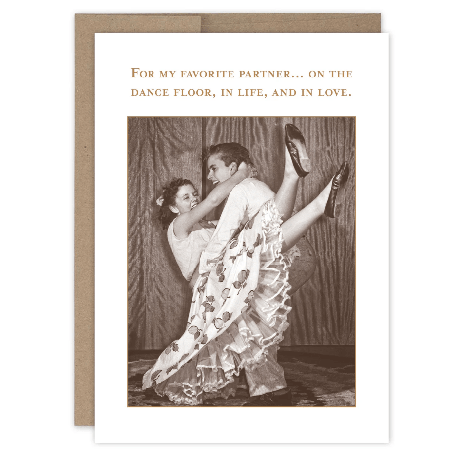 Favorite Partner Love Card SM829 - White Farmhouse Flowers