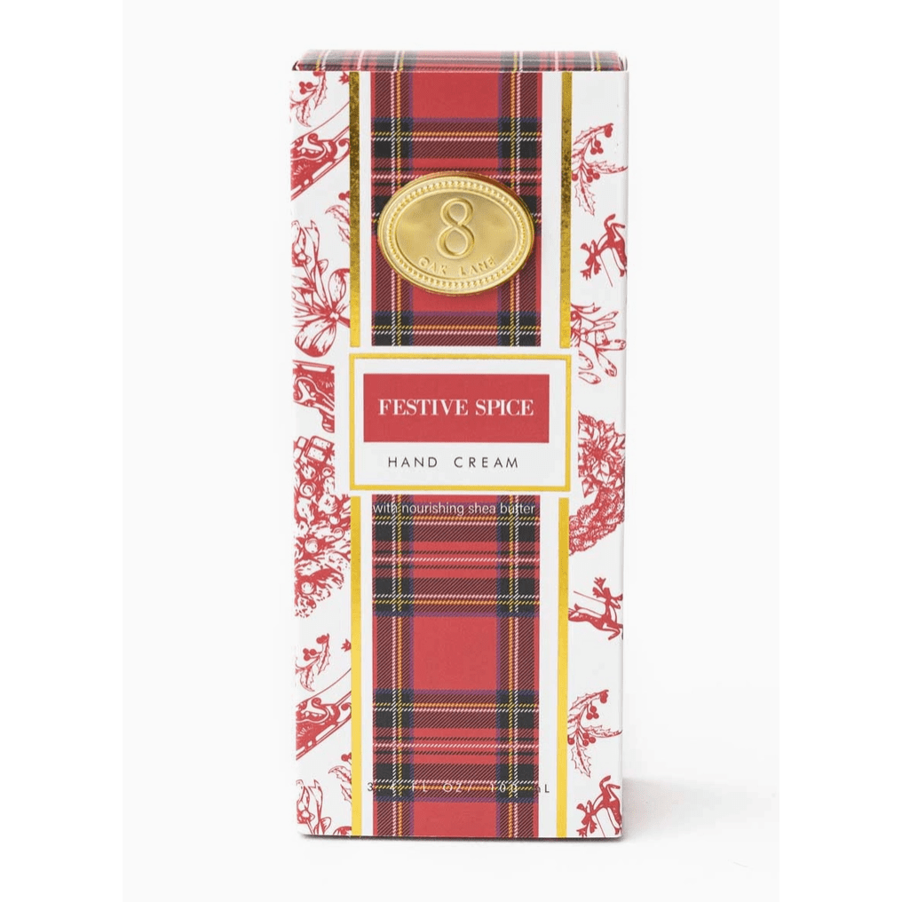 Festive Spice 100ml Boxed Hand Cream - White Farmhouse Flowers