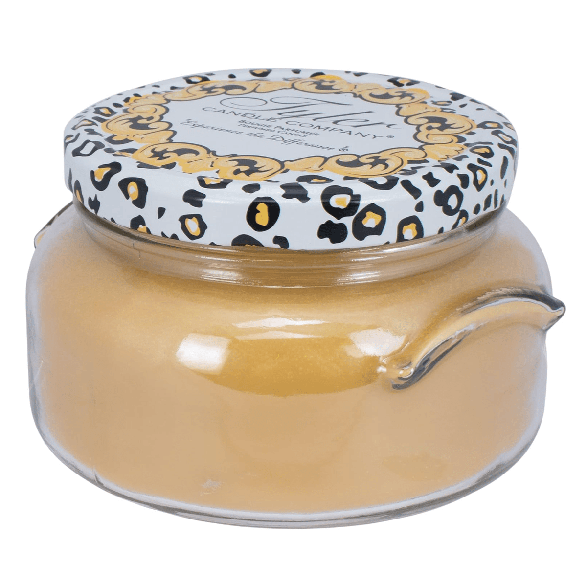 Fleur de Lis Candle by Tyler Candle Company - White Farmhouse Flowers