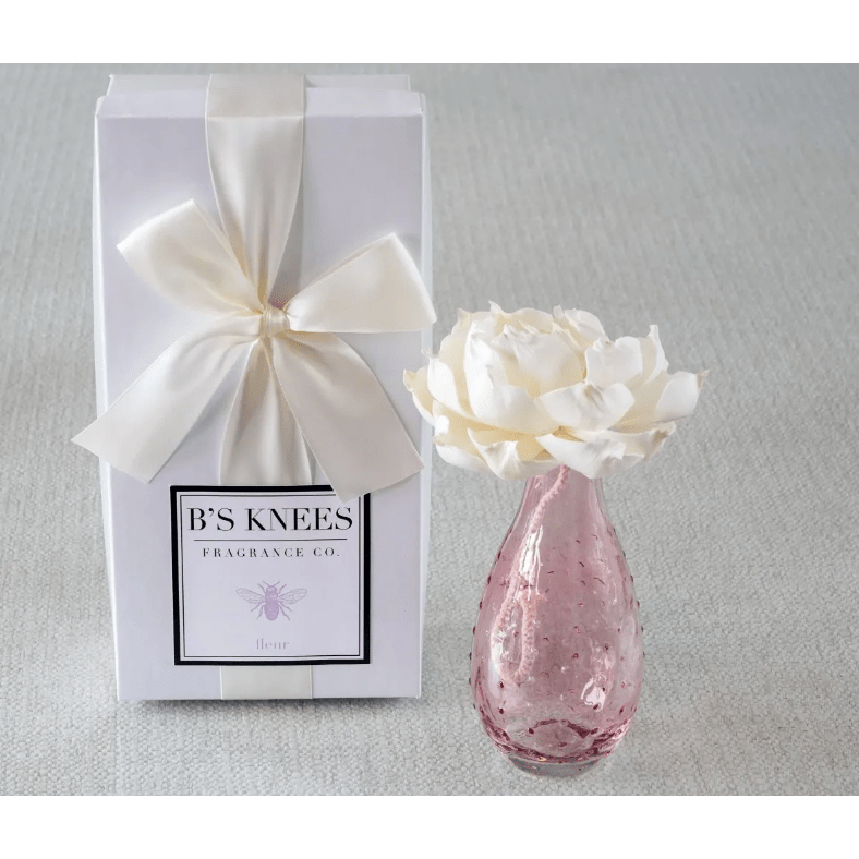 Fleur Pink B's Knee's Blossom Diffuser - White Farmhouse Flowers