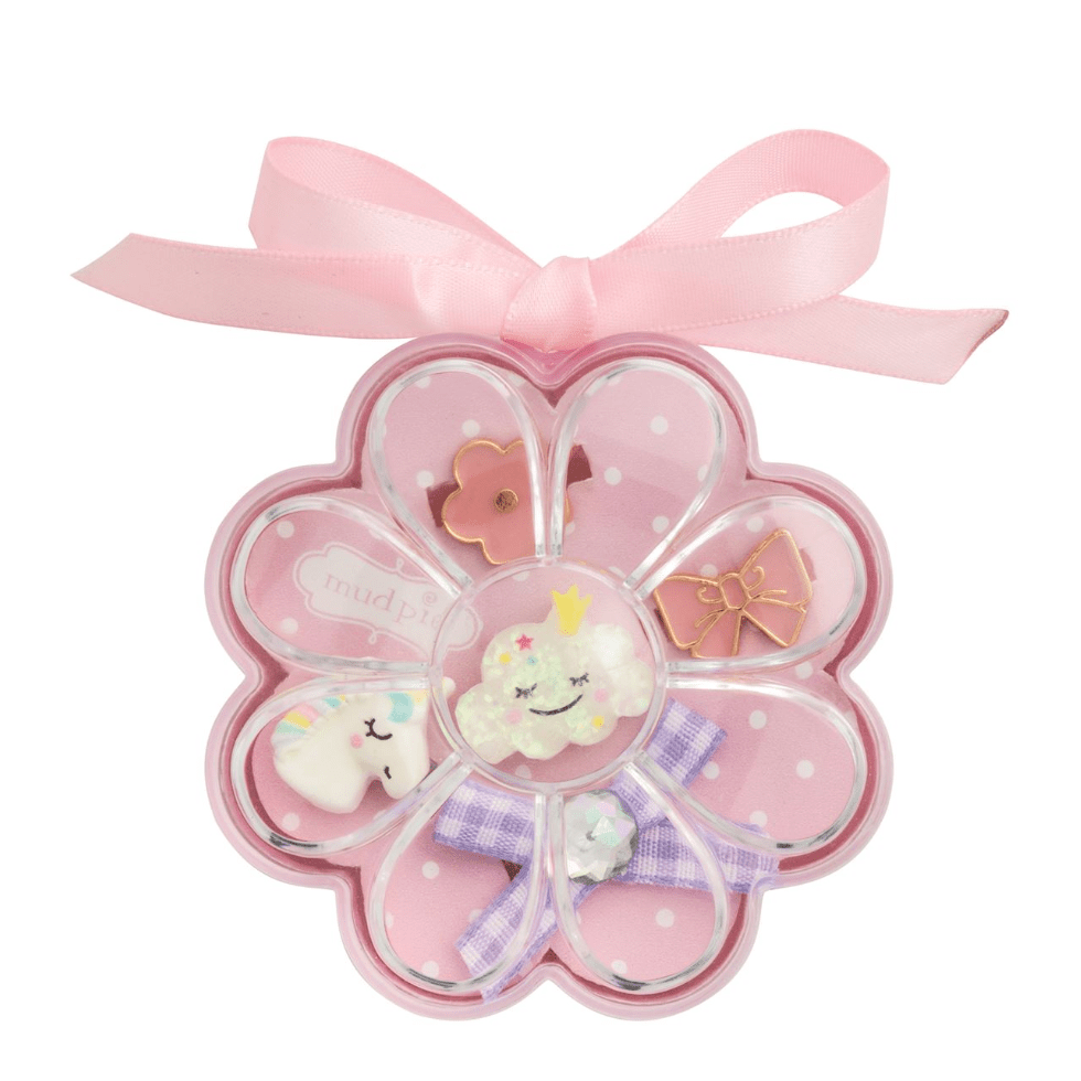Flower Ring Set - White Farmhouse Flowers