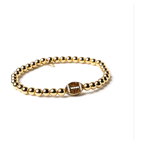 Football Soul Stacks Bracelet - White Farmhouse Flowers