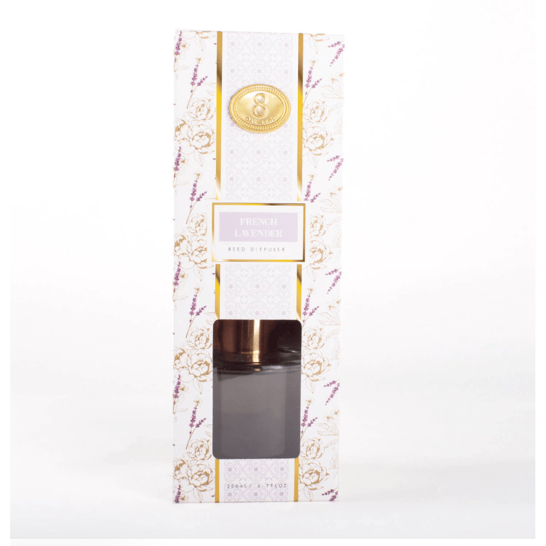 French Lavender Reed Diffuser - White Farmhouse Flowers