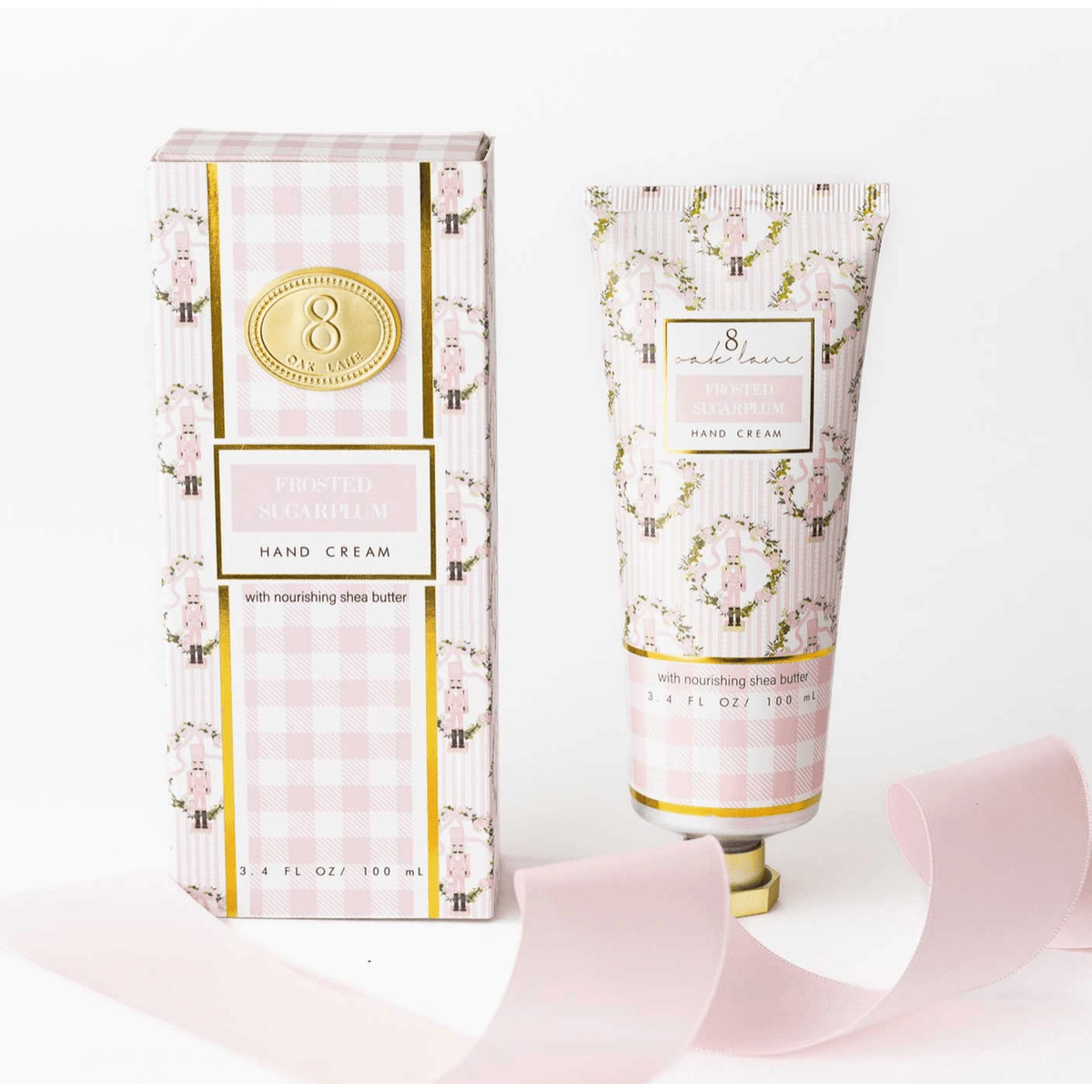 Frosted Sugarplum 100ml Boxed Hand Cream - White Farmhouse Flowers