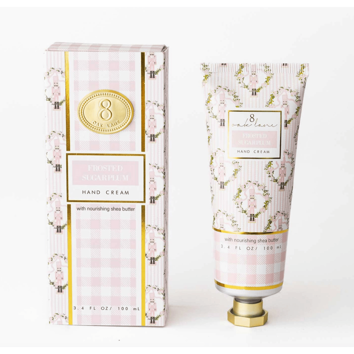 Frosted Sugarplum 100ml Boxed Hand Cream - White Farmhouse Flowers