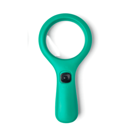 Get a Clue LED Magnifier - White Farmhouse Flowers