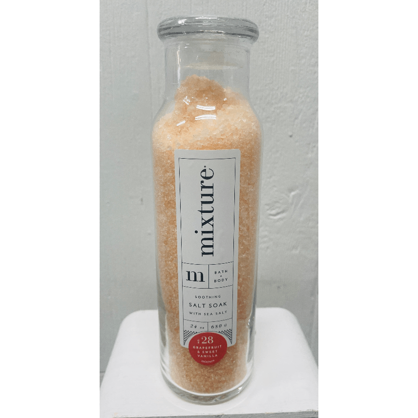 Grapefruit & Sweet Vanilla Spa Salt Soak - White Farmhouse Flowers