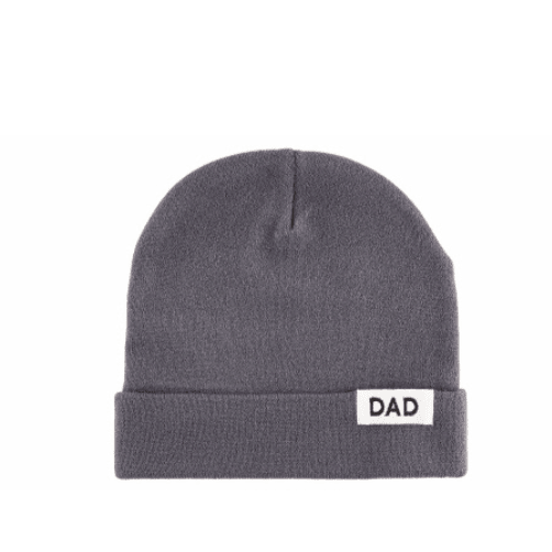 Grey Dad and Dude Hat Set - White Farmhouse Flowers