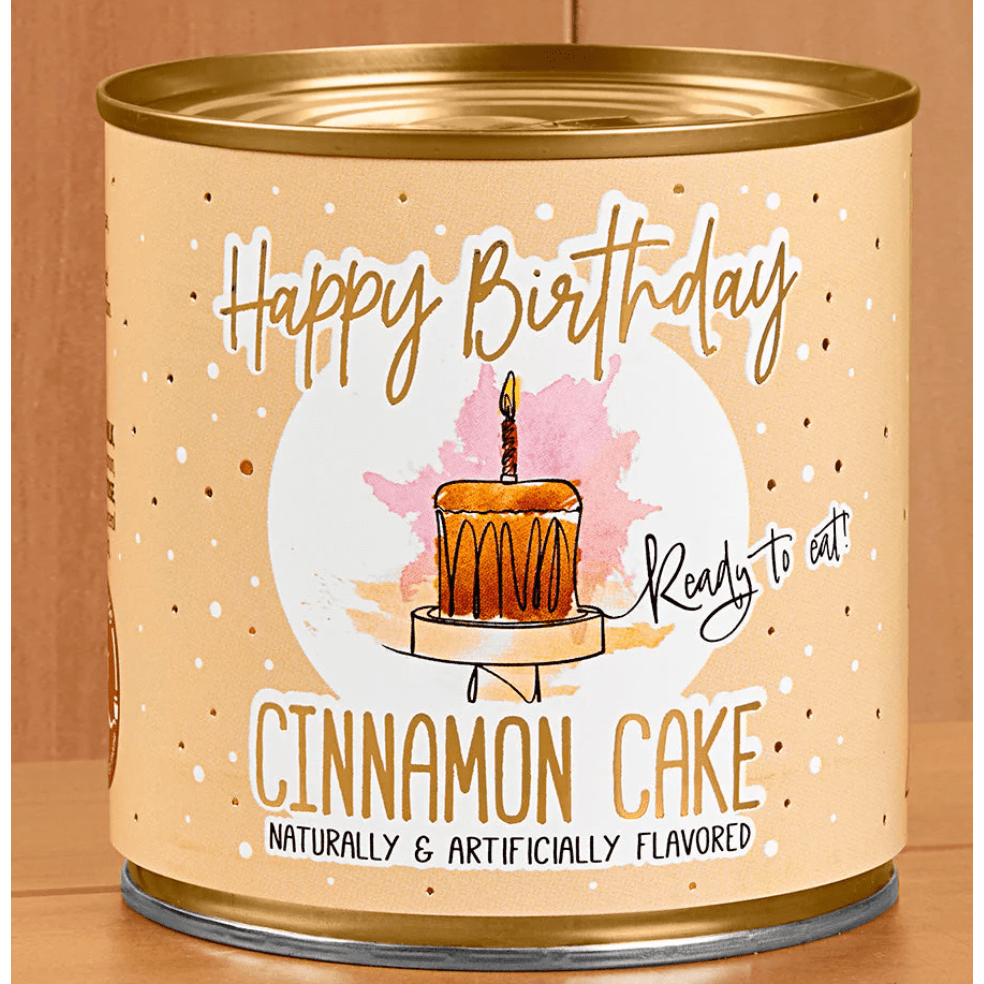 Happy Birthday Cinnamon Cake - White Farmhouse Flowers