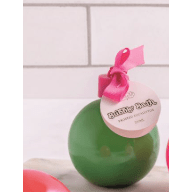Holiday Bubble Bath Ornament - White Farmhouse Flowers