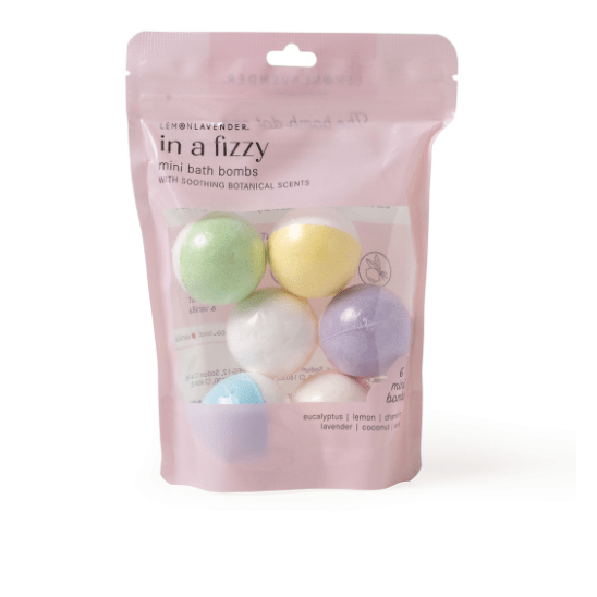 In a Fizzy Mini Bath Bombs - White Farmhouse Flowers