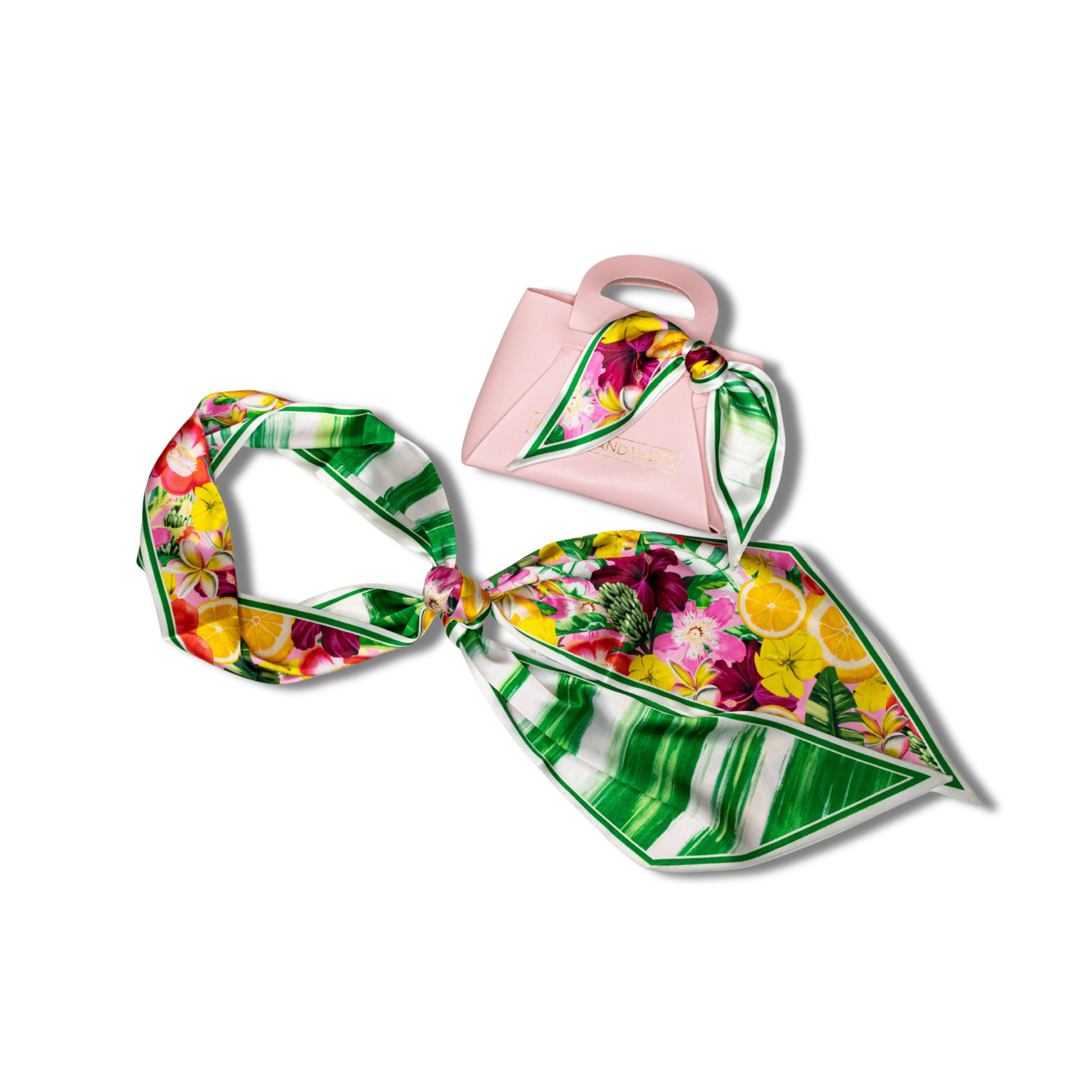 Juicy Fruit Accessory Scarf - White Farmhouse Flowers