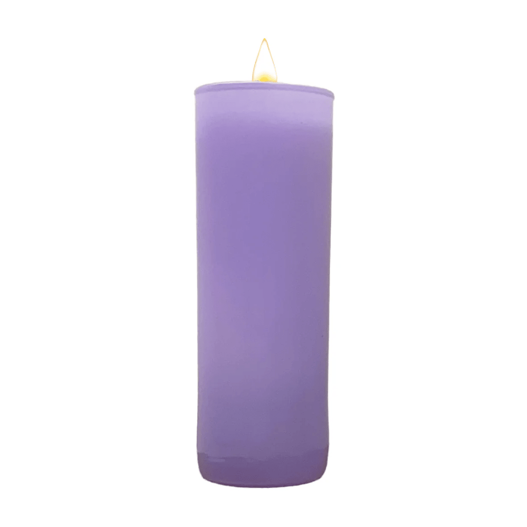 Lauren's Lavender Garden 2 oz Votive Lavender - White Farmhouse Flowers