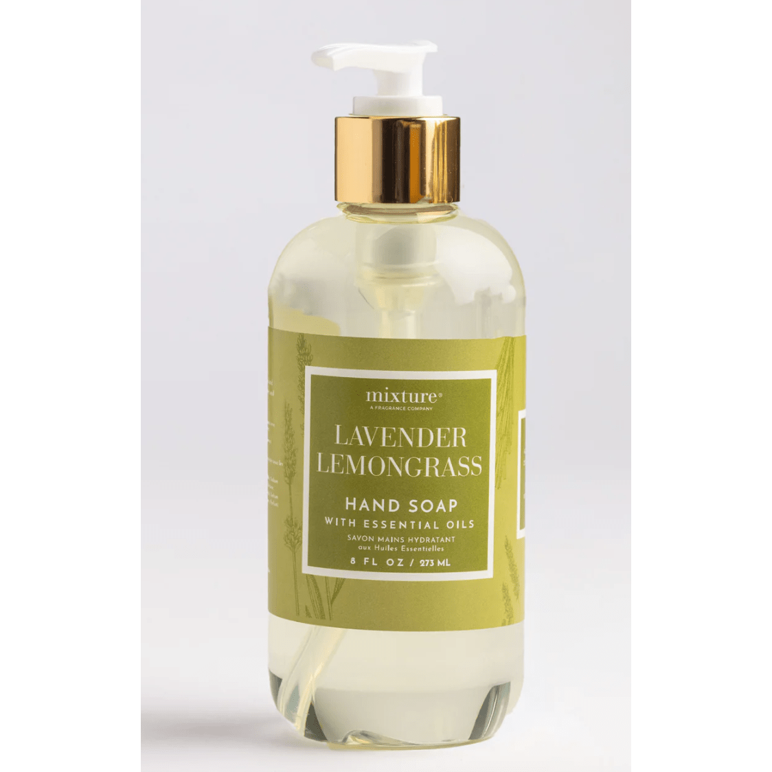 Lavender Lemongrass Liquid Hand Soap - White Farmhouse Flowers