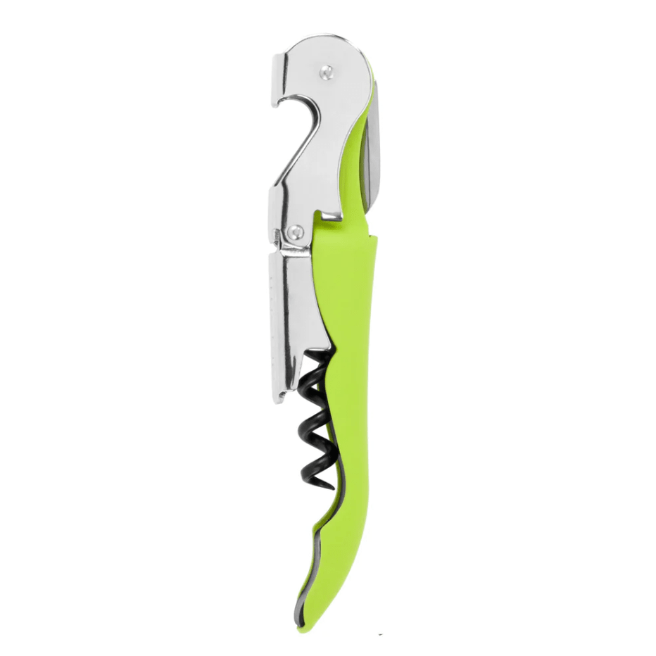 Lime Green Truetap Waiter's Corkscrew in Soft - Touch - White Farmhouse Flowers