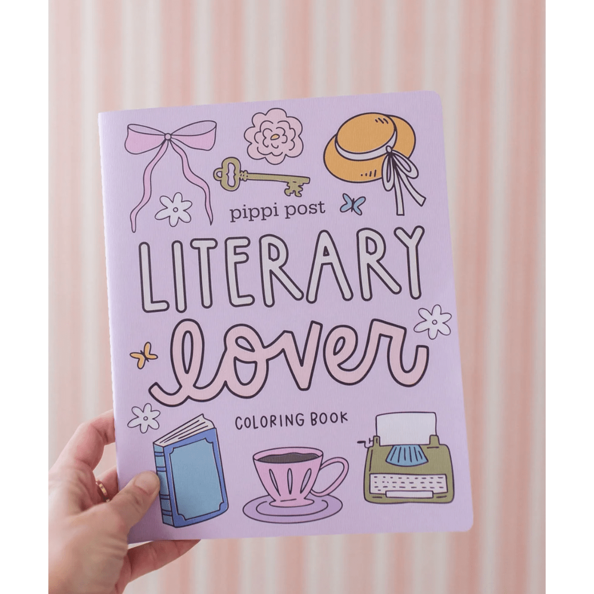 Literary Lover Coloring Book - White Farmhouse Flowers