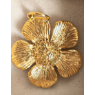 Lucky Blossom Scarf Charm - White Farmhouse Flowers