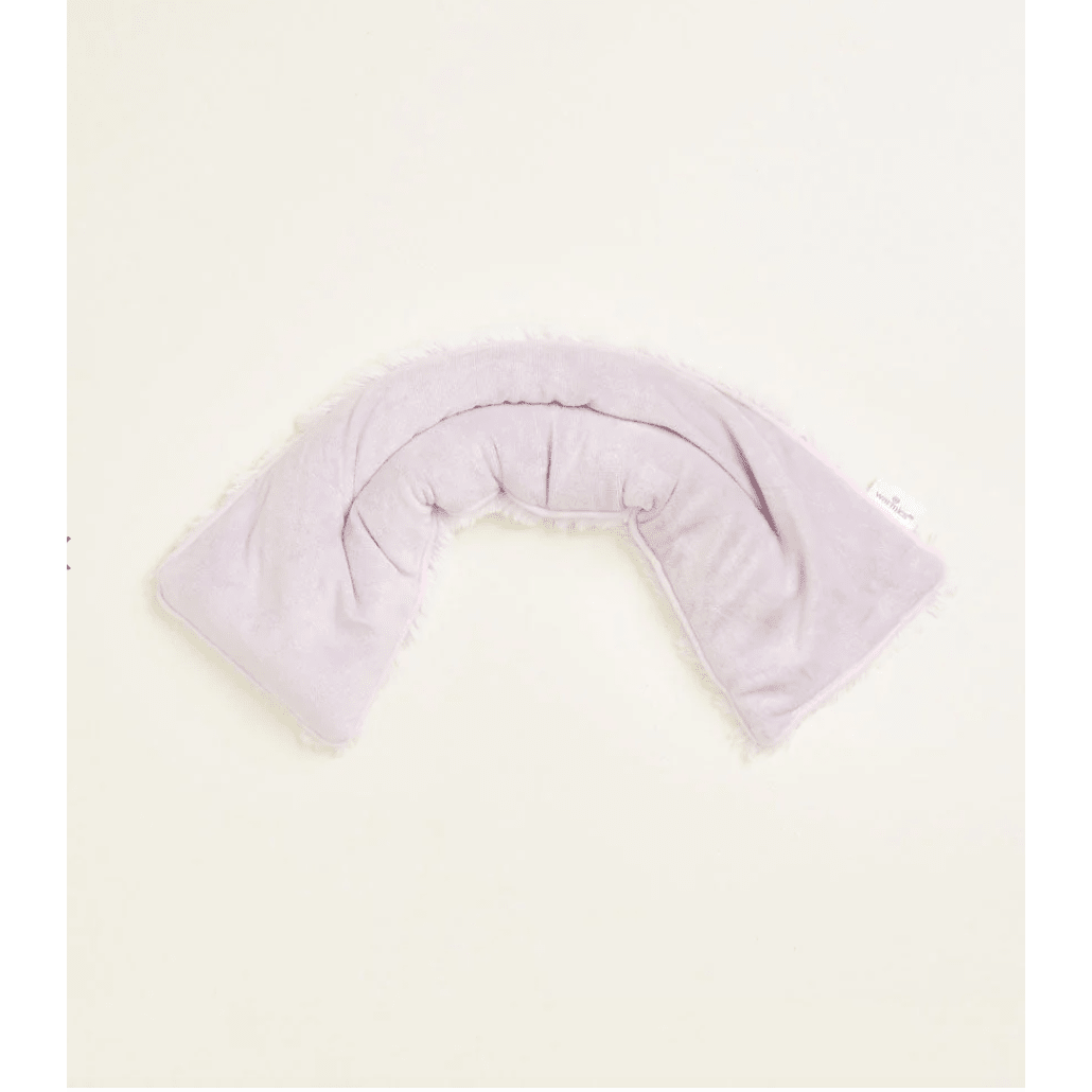 Marshmallow Lavender Warmies Neck Wrap V2 - White Farmhouse Flowers