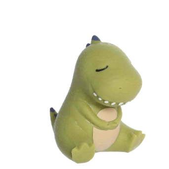 Marshmallow T-Rex Squeeze - White Farmhouse Flowers