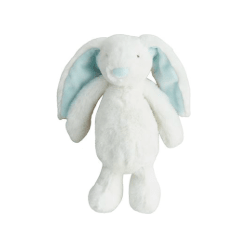 Mini Plush Bunny - White Farmhouse Flowers