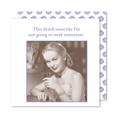 Not Going to Work Cocktail Napkins