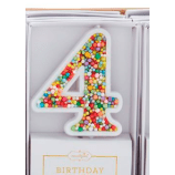 Number Birthday Candles - White Farmhouse Flowers